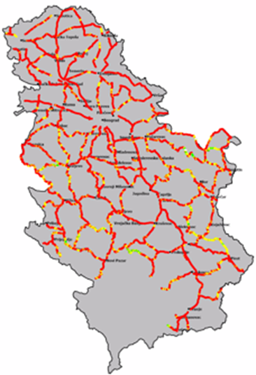 Fig. 4. 2G/GSM network coverage maps