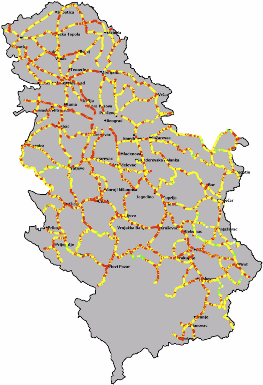 Fig.6. 3G/UMTS network coverage maps